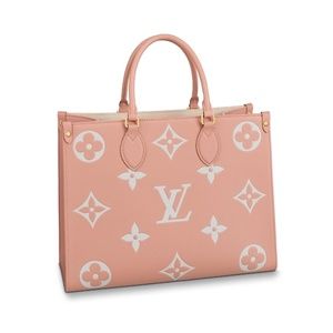 Louis Vuitton OnTheGo MM Bicolor Monogram Empreinte Leather